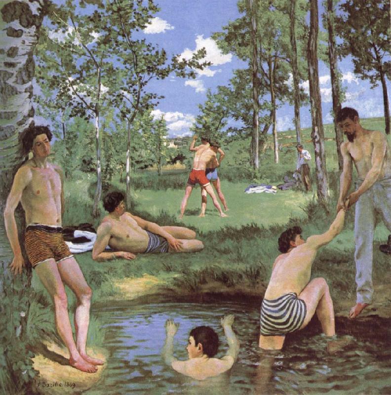 Bathers, Bazille, Frdric